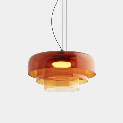 Elegancka lampa sufitowa — krem i kolor w harmonijnym wydaniu