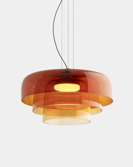 Elegancka lampa sufitowa — krem i kolor w harmonijnym wydaniu