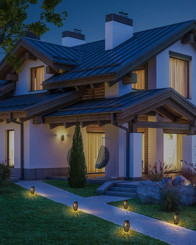 Podwójny ogród — oświetlenie za cenę jednego dzięki naszej latarni solarnej.
