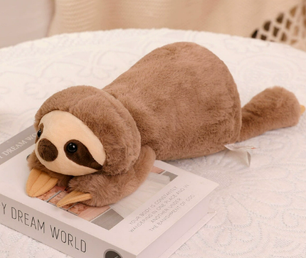 Przytulacz w Kształcie Leniwca – redukuje stres i wspomaga głęboki odpoczynek – pluszowy i miękki materiał – towarzysz relaksu – idealny do przytulania i odprężenia
