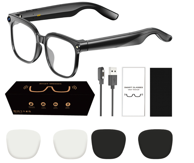 Mini Glasses with 1080P HD Camera – Portable Sunglasses for Recording