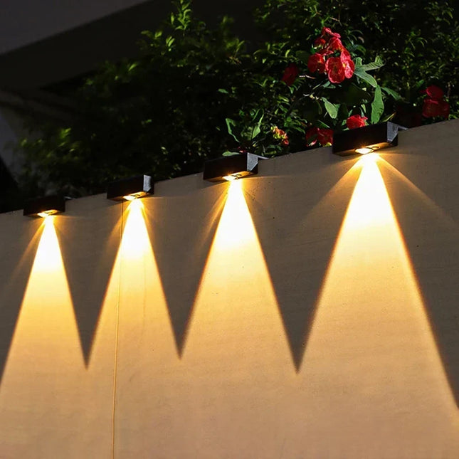 Solar Garden Wall Light with Automatic Control and Changing Colors IP65 – ABS Acrylic