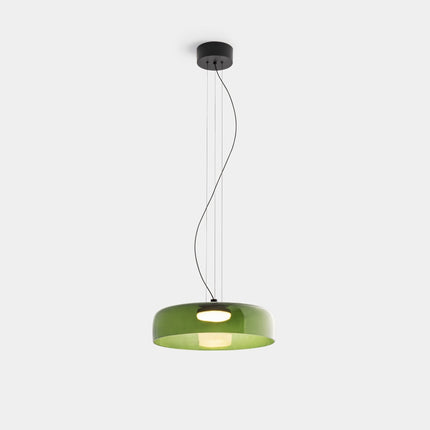Elegancka lampa sufitowa — krem i kolor w harmonijnym wydaniu