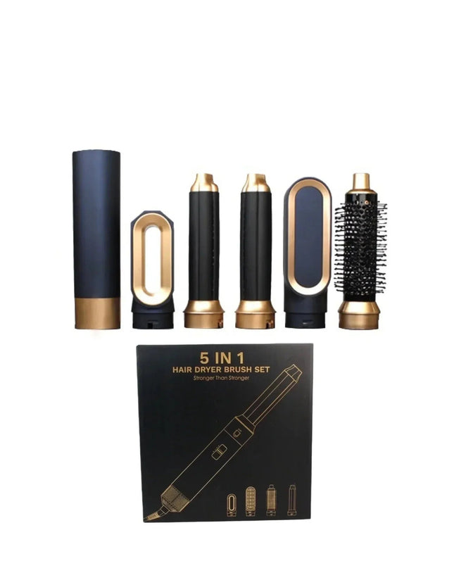 5-w-1 suszarka do włosów z technologią jonową – wszechstronna suszarka do włosów, prostownica, lokówka i falownica 0