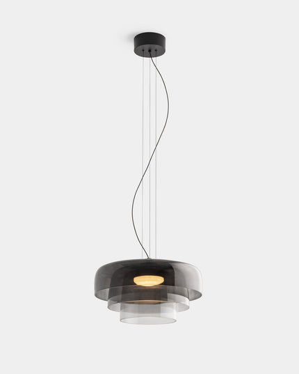 Elegancka lampa sufitowa — krem i kolor w harmonijnym wydaniu