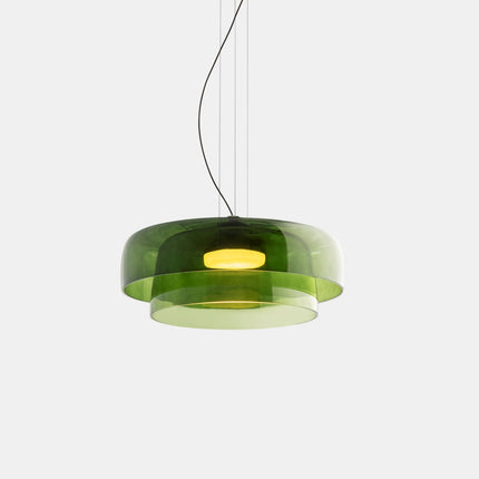 Elegancka lampa sufitowa — krem i kolor w harmonijnym wydaniu