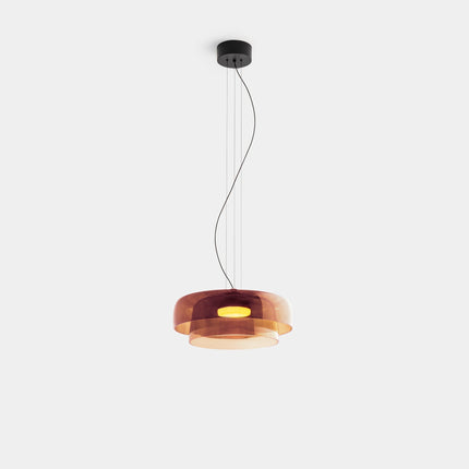Elegancka lampa sufitowa — krem i kolor w harmonijnym wydaniu