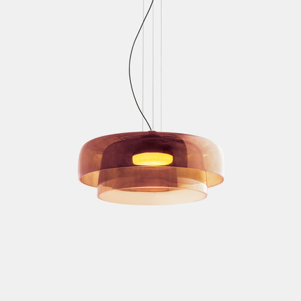 Elegancka lampa sufitowa — krem i kolor w harmonijnym wydaniu