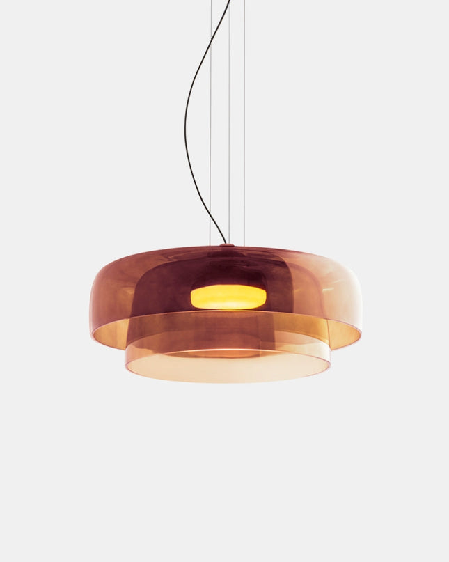 Elegancka lampa sufitowa — krem i kolor w harmonijnym wydaniu