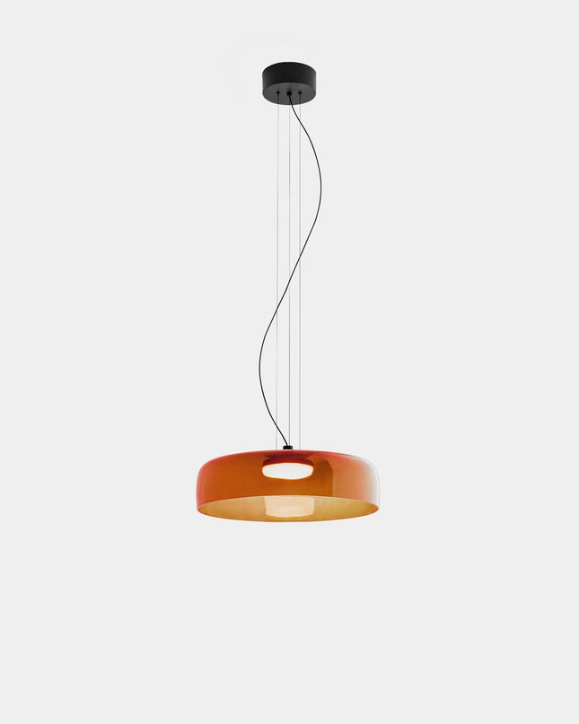 Elegancka lampa sufitowa — krem i kolor w harmonijnym wydaniu