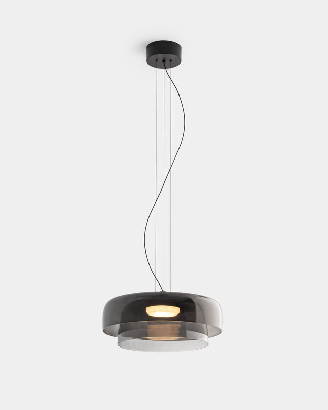 Elegancka lampa sufitowa — krem i kolor w harmonijnym wydaniu