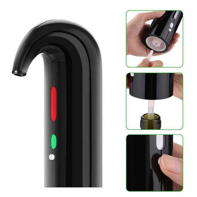 AeroPour – karafka do wina z możliwością ładowania przez USB – rewolucyjny karafka do wina 3