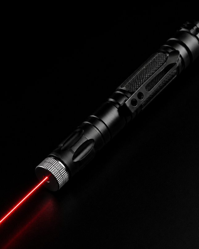 Akumulatorowy wskaźnik laserowy z regulacją ostrości – aluminiowa konstrukcja o dużym zasięgu 3