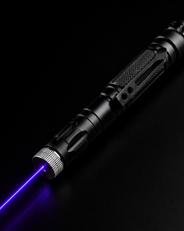 Akumulatorowy wskaźnik laserowy z regulacją ostrości – aluminiowa konstrukcja o dużym zasięgu 4