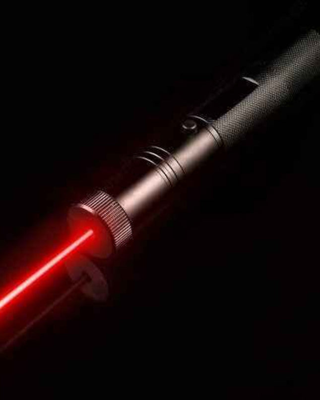 Akumulatorowy wskaźnik laserowy z regulowaną ostrością i blokadą bezpieczeństwa – narzędzie do ładowania przez USB o dużym zasięgu 4
