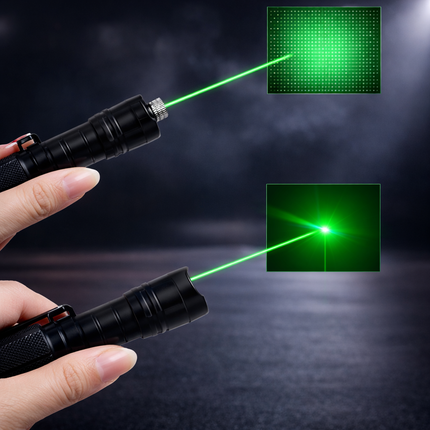 Akumulatorowy zielony wskaźnik laserowy o dużym zasięgu i precyzji – trwała obudowa aluminiowa do prezentacji i użytku na zewnątrz 3