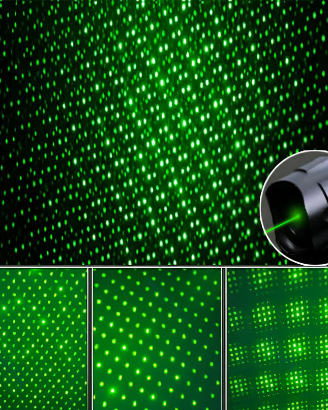 Akumulatorowy zielony wskaźnik laserowy o dużym zasięgu i precyzji – trwała obudowa aluminiowa do prezentacji i użytku na zewnątrz 4