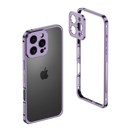 Aluminiowe Etui na Telefon z Wzmocnionymi Krawędziami i Kompatybilnością z MagSafe – Minimalistyczny Design, Srebrne Case na Telefon 16