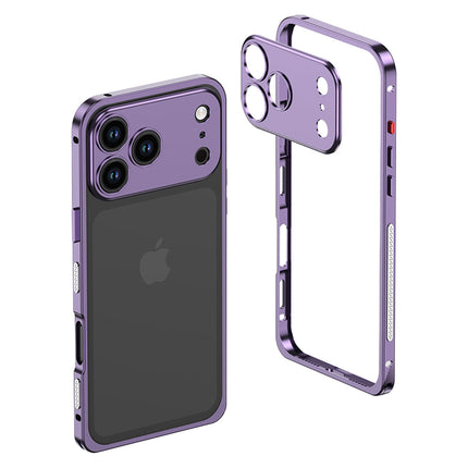 Aluminiowe Etui na Telefon z Wzmocnionymi Krawędziami i Kompatybilnością z MagSafe – Minimalistyczny Design, Srebrne Case na Telefon 20
