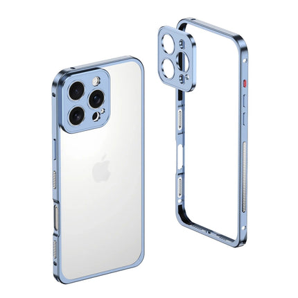 Aluminiowe Etui na Telefon z Wzmocnionymi Krawędziami i Kompatybilnością z MagSafe – Minimalistyczny Design, Srebrne Case na Telefon 27