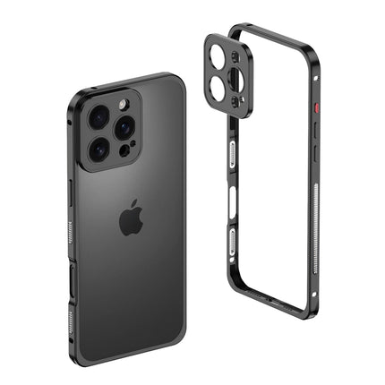 Aluminiowe Etui na Telefon z Wzmocnionymi Krawędziami i Kompatybilnością z MagSafe – Minimalistyczny Design, Srebrne Case na Telefon 28