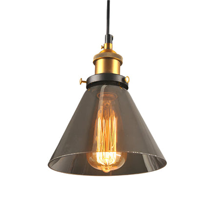 Antyczna Szklana Lampa Wisząca w Stylu Vintage – Elegancka Lampa do Salonu z Możliwością Przyciemniania 11