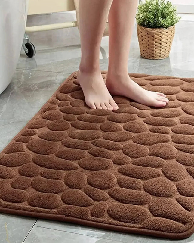 Antypoślizgowa Mata Łazienkowa CoralCushion – Miękka, Luksusowy Koralowy Aksamit, 40x60 cm i 50x80 cm 3