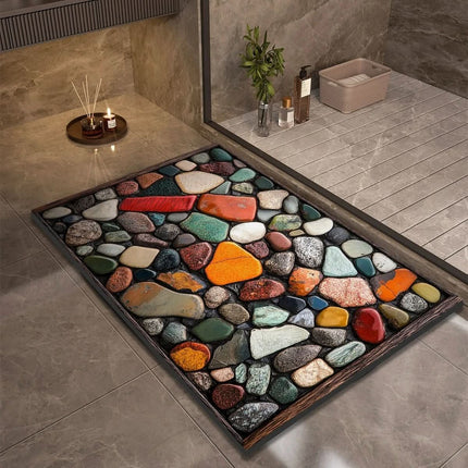 Antypoślizgowa Mata do Kąpieli z Ziemi Okrzemkowej 40x60 cm – Nowoczesny Design i Bezpieczeństwo w Łazience 1
