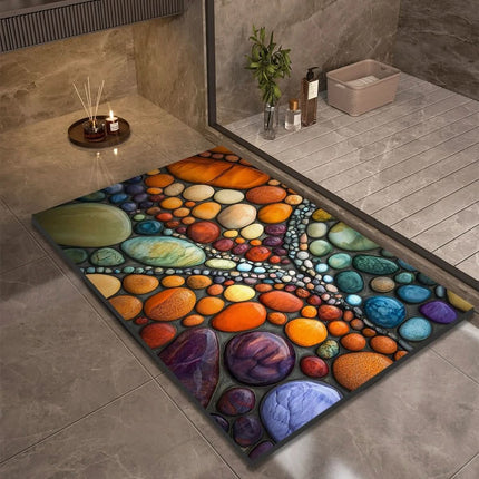 Antypoślizgowa Mata do Kąpieli z Ziemi Okrzemkowej 40x60 cm – Nowoczesny Design i Bezpieczeństwo w Łazience 18