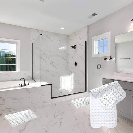 Antypoślizgowa mata do kąpieli z przyssawkami – Komfort i bezpieczeństwo w łazience 3