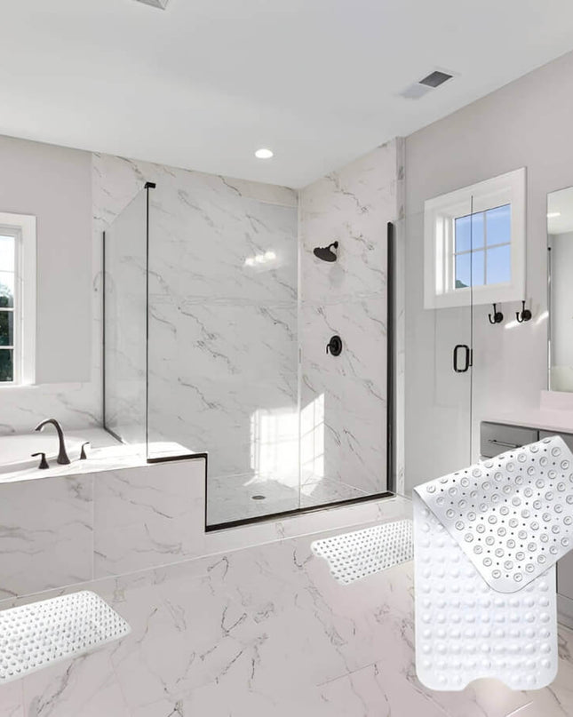 Antypoślizgowa mata do kąpieli z przyssawkami – Komfort i bezpieczeństwo w łazience 3