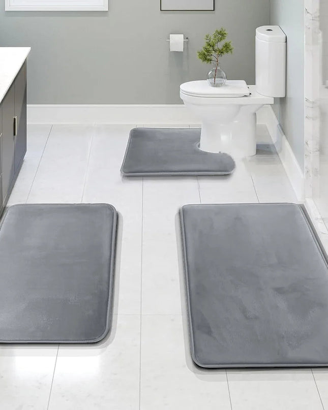 AquaShieldStep | Zestaw zmywalnych mat łazienkowych z gąbką 8