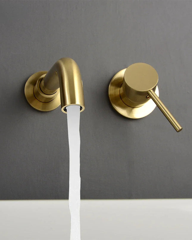 Arcadia Wandmontierte Badezimmerarmatur – 360° Drehung – Zeitgenössisches Design - Moderne Eleganz 1