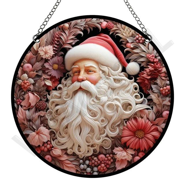 Artystyczny Złapacz Słońca z Akrylu – Okrągła Dekoracja Okienna i Ozdoba na Okna do Ogrodu, 15 cm 26