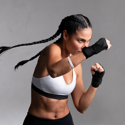 Bandaże Bokserskie 2-Częściowe 3m z Elastycznej Bawełny – Wsparcie i Ochrona Nadgarstków, Idealne do Boksu i Kickboxingu 1