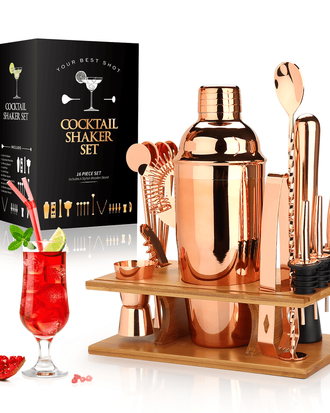 BarMaster | Kompletny 16-elementowy zestaw barmański jako idealny prezent 4