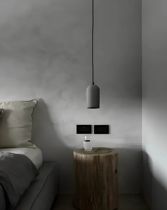 Betonowa Lampa Wisząca FORGI – Nowoczesna Lampa do Salonu, Industrialny Żyrandol, Regulowana Długość, Mieszanka Betonowa 4