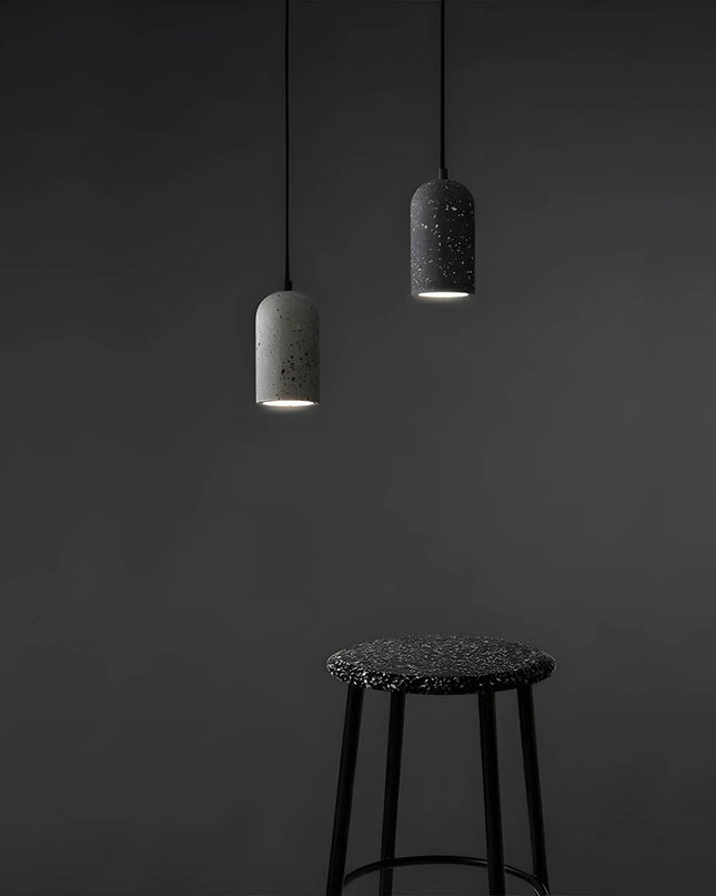 Betonowa Lampa Wisząca FORGI – Nowoczesna Lampa do Salonu, Industrialny Żyrandol, Regulowana Długość, Mieszanka Betonowa 5