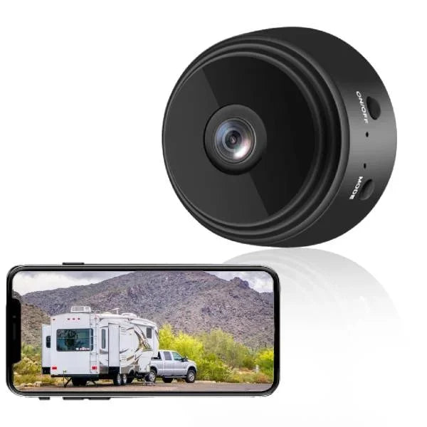 Bezprzewodowa kamera cofania Full HD z detekcją ruchu, obrotowym uchwytem 360°, wodoodpor 0