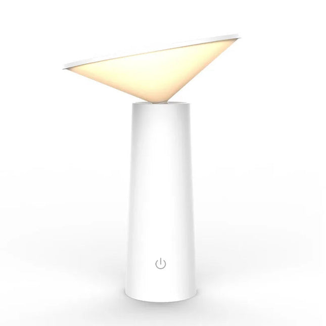 Bezprzewodowa Lampa Stołowa z Pilotem, Elegancka Lampka Nocna do Salonów i Biur, Ładowana przez USB, Nowoczesny Design 5