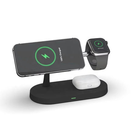 Bezprzewodowa Stacja Ładująca 3 w 1 z MagSafe – Szybkie Ładowanie dla Smartfonów, Zegarków i Słuchawek 5