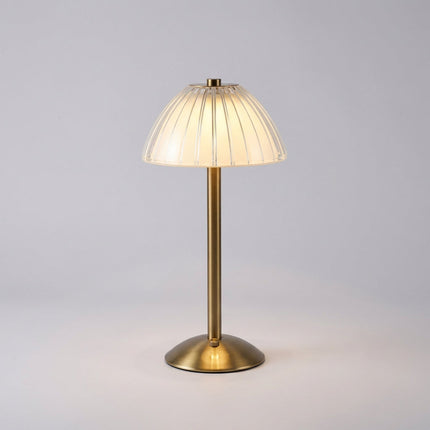 Bezprzewodowa lampa stołowa LED z czujnikiem dotykowym i ściemnialnym światłem – bezprzewodowy design inspirowany kryształem 1