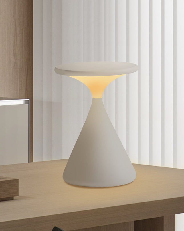 Bezprzewodowa lampa stołowa w kształcie klepsydry – Nowoczesny design i funkcjonalność 2