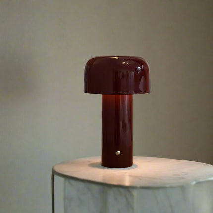 Bezprzewodowa metalowa lampa stołowa z przyciemnianą diodą LED i akumulatorem 2