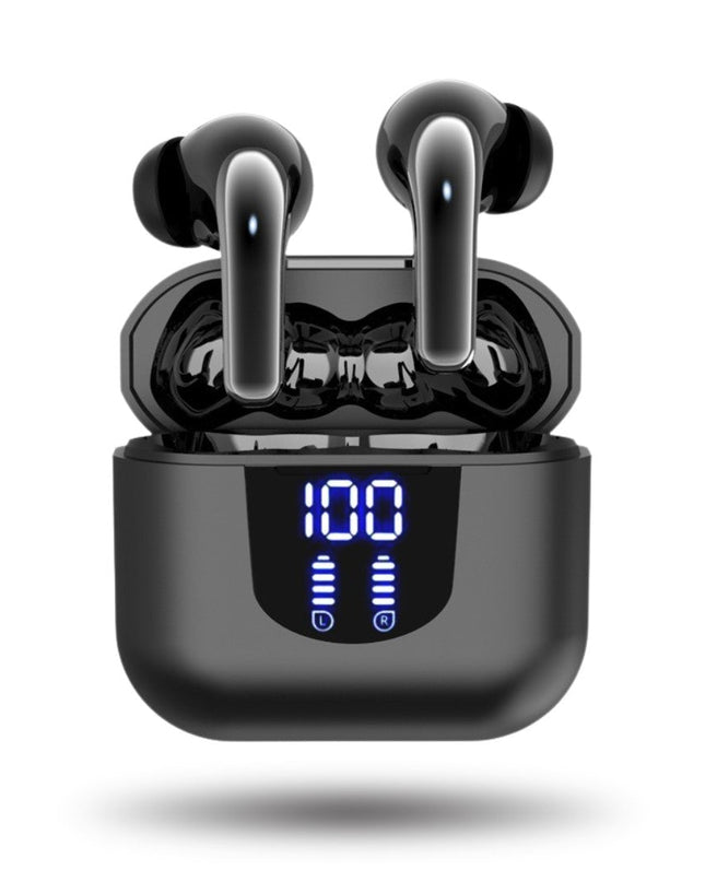 Bezprzewodowe Słuchawki Douszne Bluetooth 5.3 z Etui Ładującym – Kompaktowe i Wygodne 0