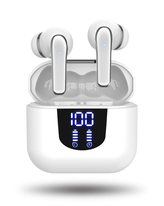 Bezprzewodowe Słuchawki Douszne Bluetooth 5.3 z Etui Ładującym – Kompaktowe i Wygodne 9