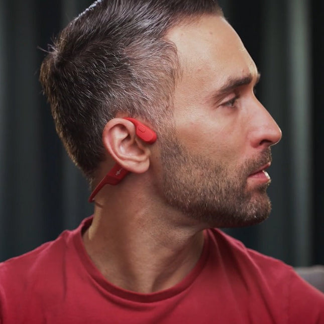 Bezprzewodowe Słuchawki na Przewodnictwo Kostne – Wodoodporne i Sportowe, Bluetooth 5.0 1