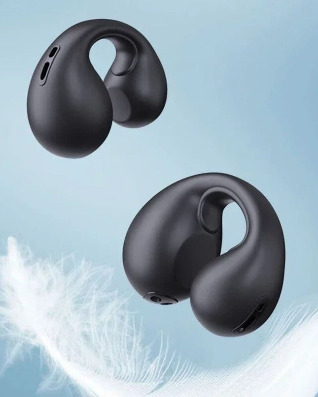 Bezprzewodowe słuchawki Ear Clip z ergonomicznym klipsem i nowoczesnym designem 0