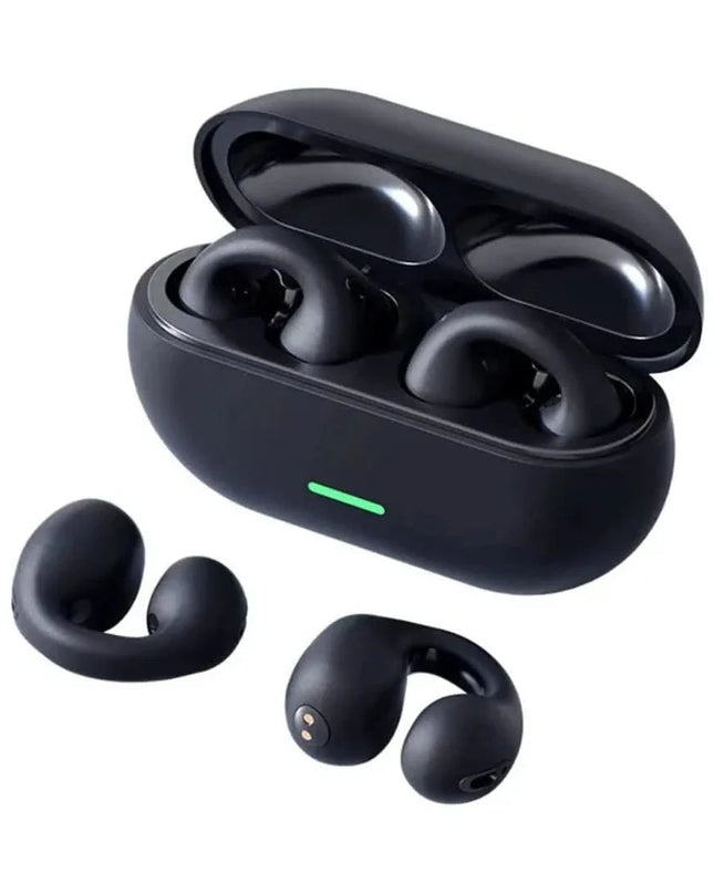 Bezprzewodowe słuchawki Ear Clip z ergonomicznym klipsem i nowoczesnym designem 1