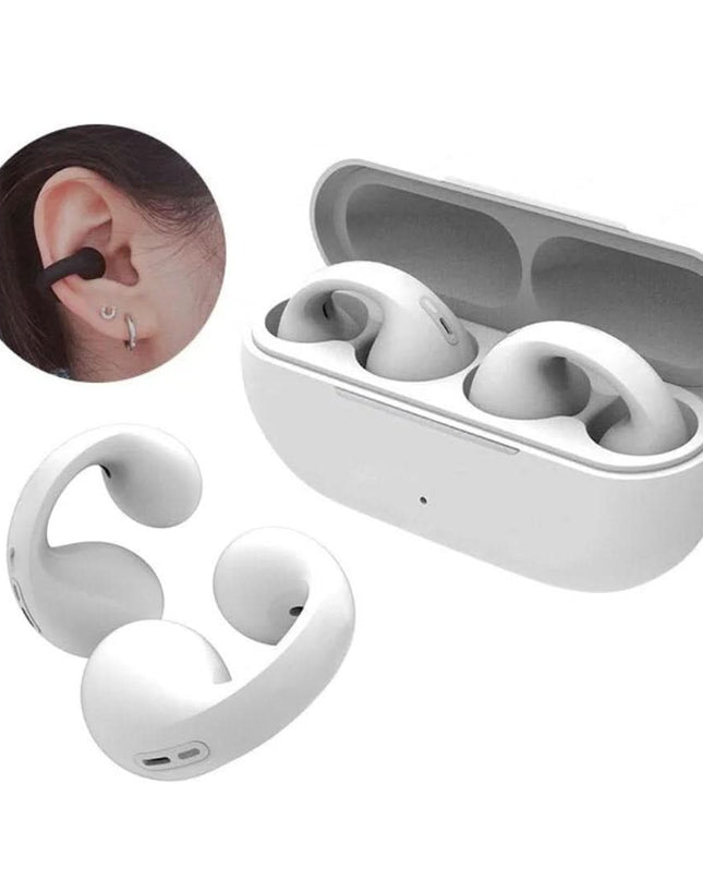 Bezprzewodowe słuchawki Ear Clip z ergonomicznym klipsem i nowoczesnym designem 7